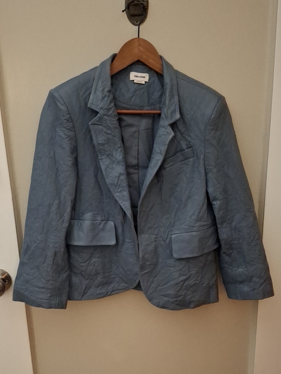 Zadig & Voltaire Jackets & Blazers - Zadig & Voltaire Light Blue Women's Blazer Jacket_1